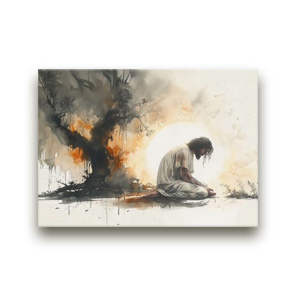 Night of Surrender Mounted Canvas