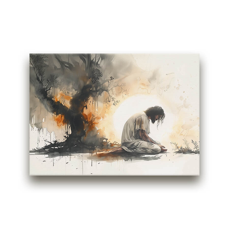 Night of Surrender Mounted Canvas