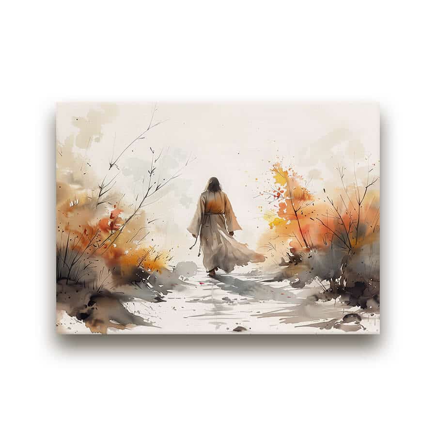 The Way Mounted Canvas